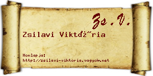 Zsilavi Viktória névjegykártya