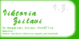 viktoria zsilavi business card